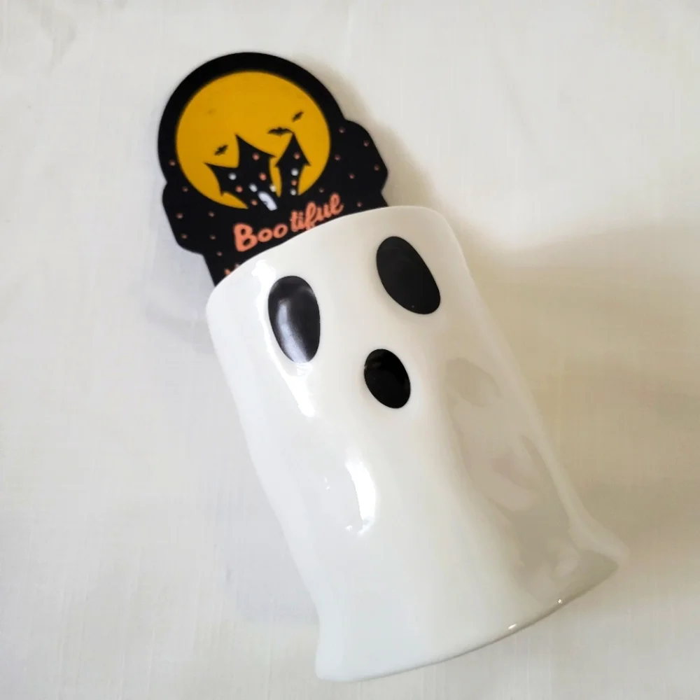 Bootiful Ghost Makeup Brush Holder *New Halloween Ghost Holder